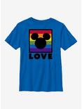 Disney Mickey Mouse Pride Box Youth T-Shirt, ROYAL, hi-res
