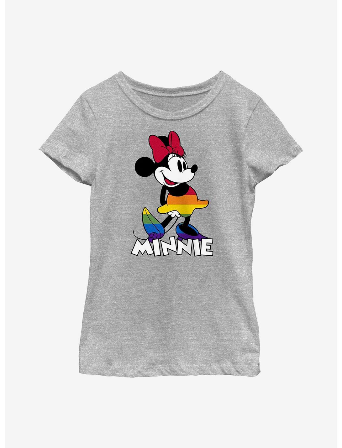 Disney Pride Minnie Dress Pride Youth T-Shirt, ATH HTR, hi-res