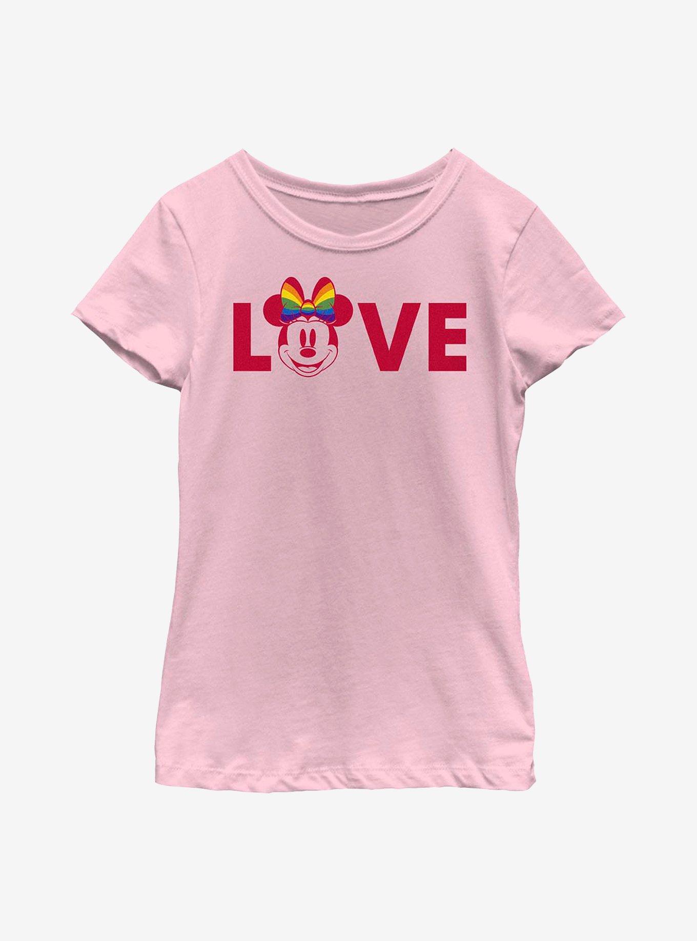 Disney Pride Minnie Pride Love Youth T-Shirt, , hi-res