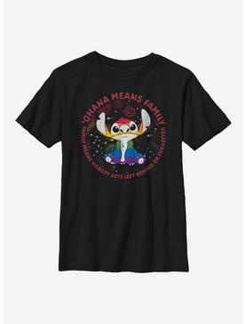 Disney Lilo And Stitch Pride Ohana Pride Youth T-Shirt, , hi-res