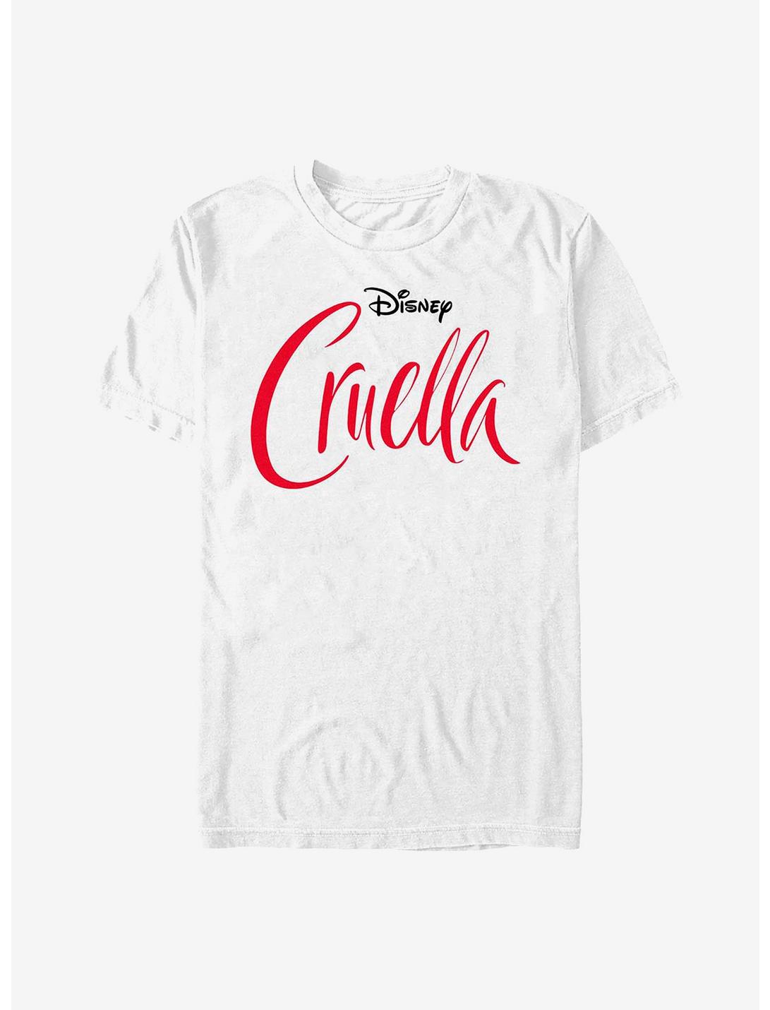 Disney Cruella Logo T-Shirt, WHITE, hi-res