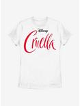 Disney Cruella Logo Womens T-Shirt, WHITE, hi-res