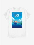 Disney Pixar Luca Poster Womens T-Shirt, WHITE, hi-res