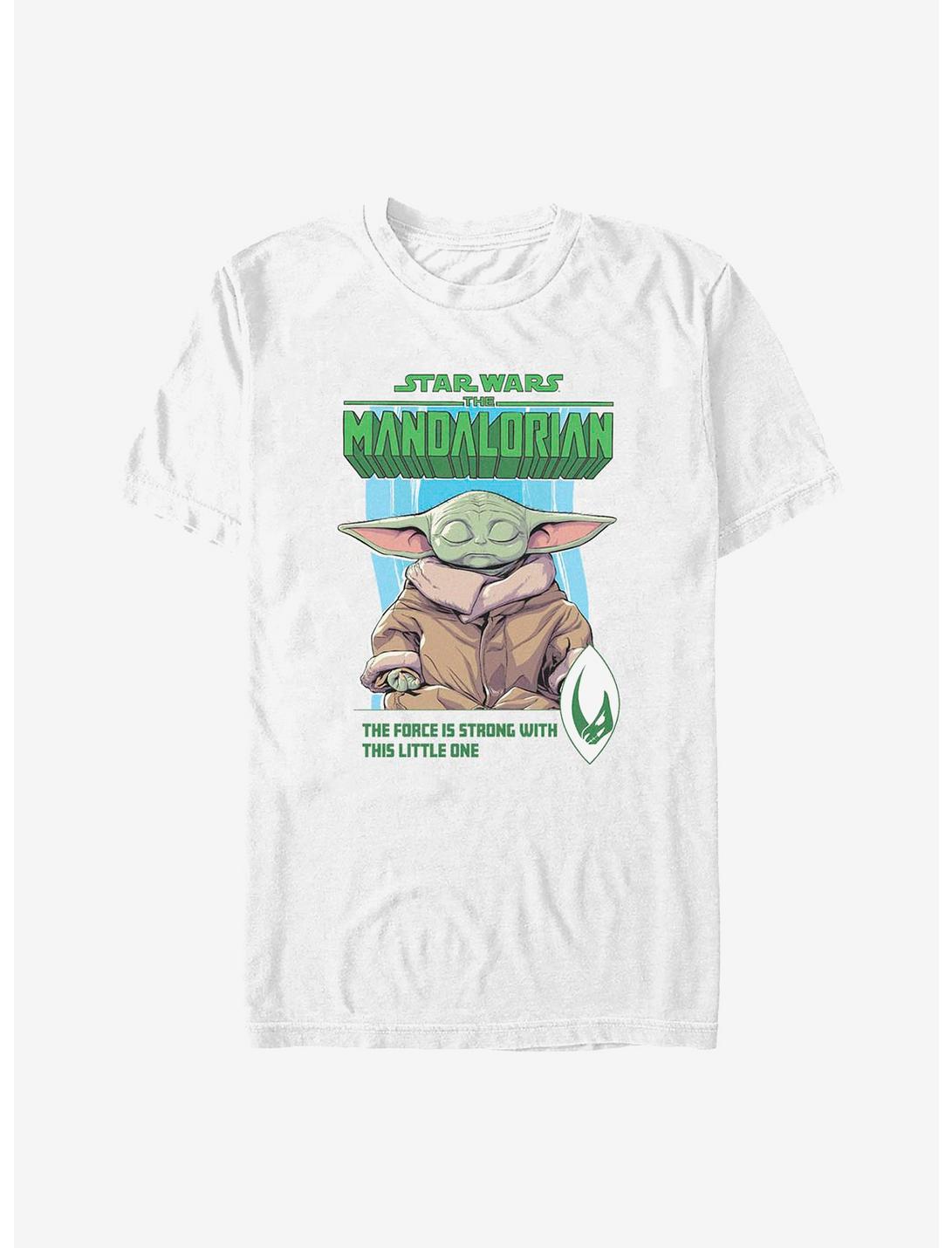 Star Wars The Mandalorian Strong Force T-Shirt, WHITE, hi-res