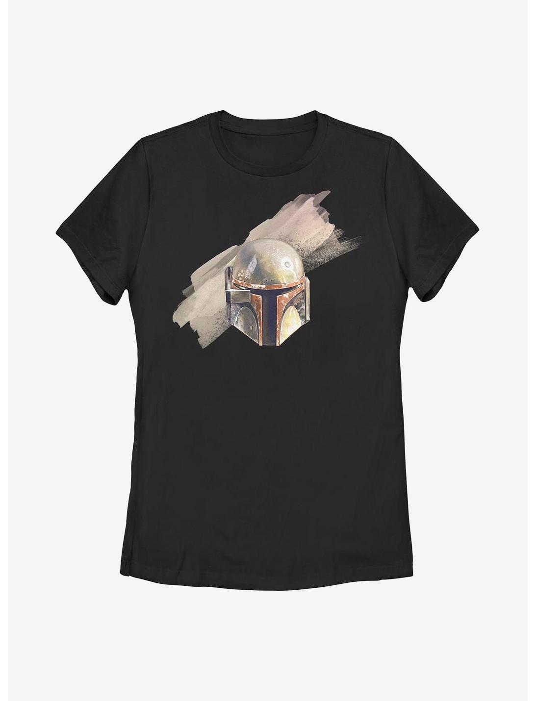 Star Wars The Mandalorian Fett Helmet Womens T-Shirt, BLACK, hi-res