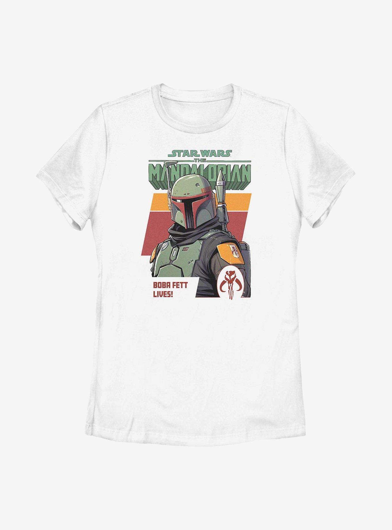 Star Wars The Mandalorian Fett Lives Womens T-Shirt, , hi-res