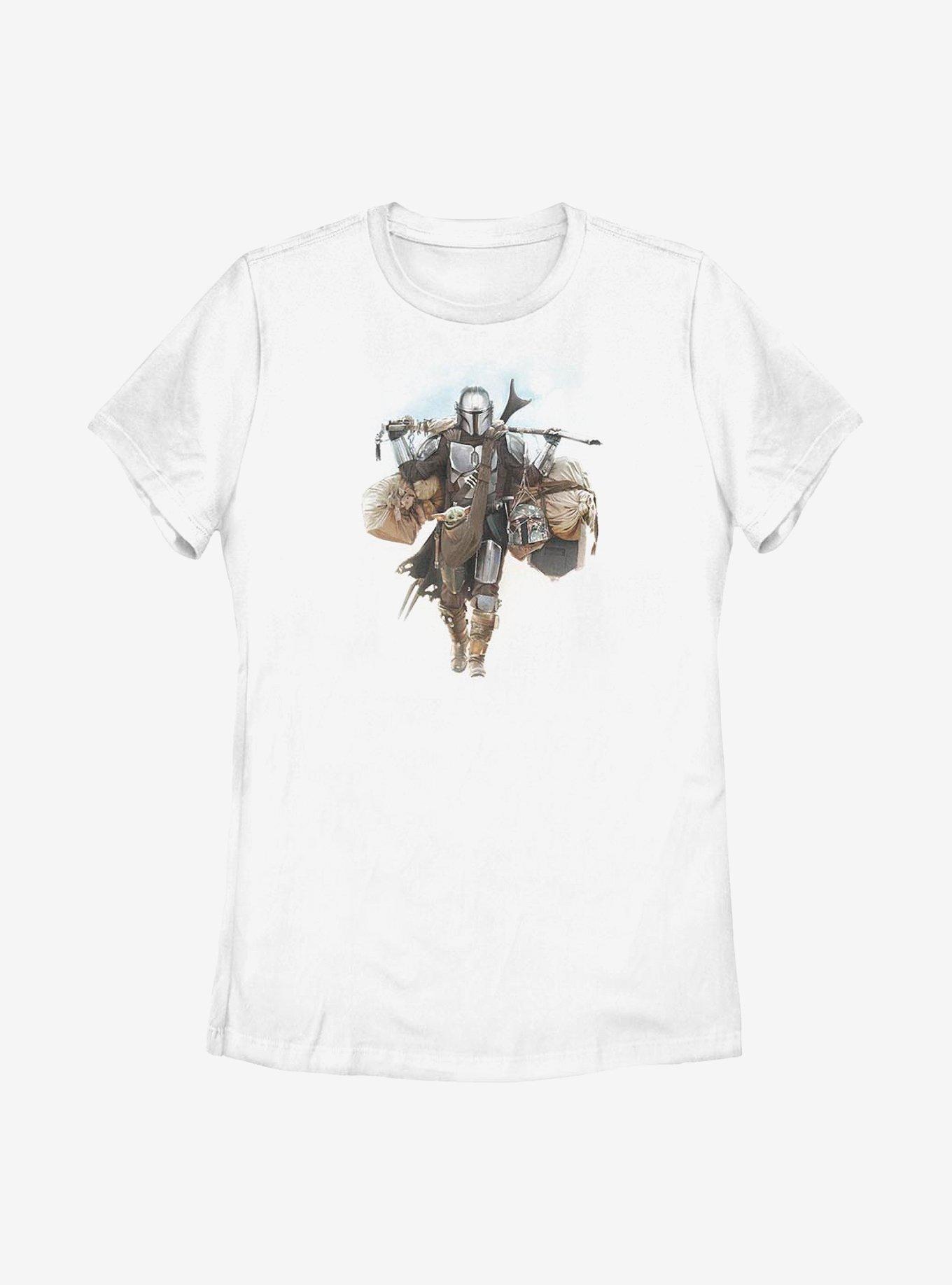 Star Wars The Mandalorian Walking Mando Womens T-Shirt, , hi-res