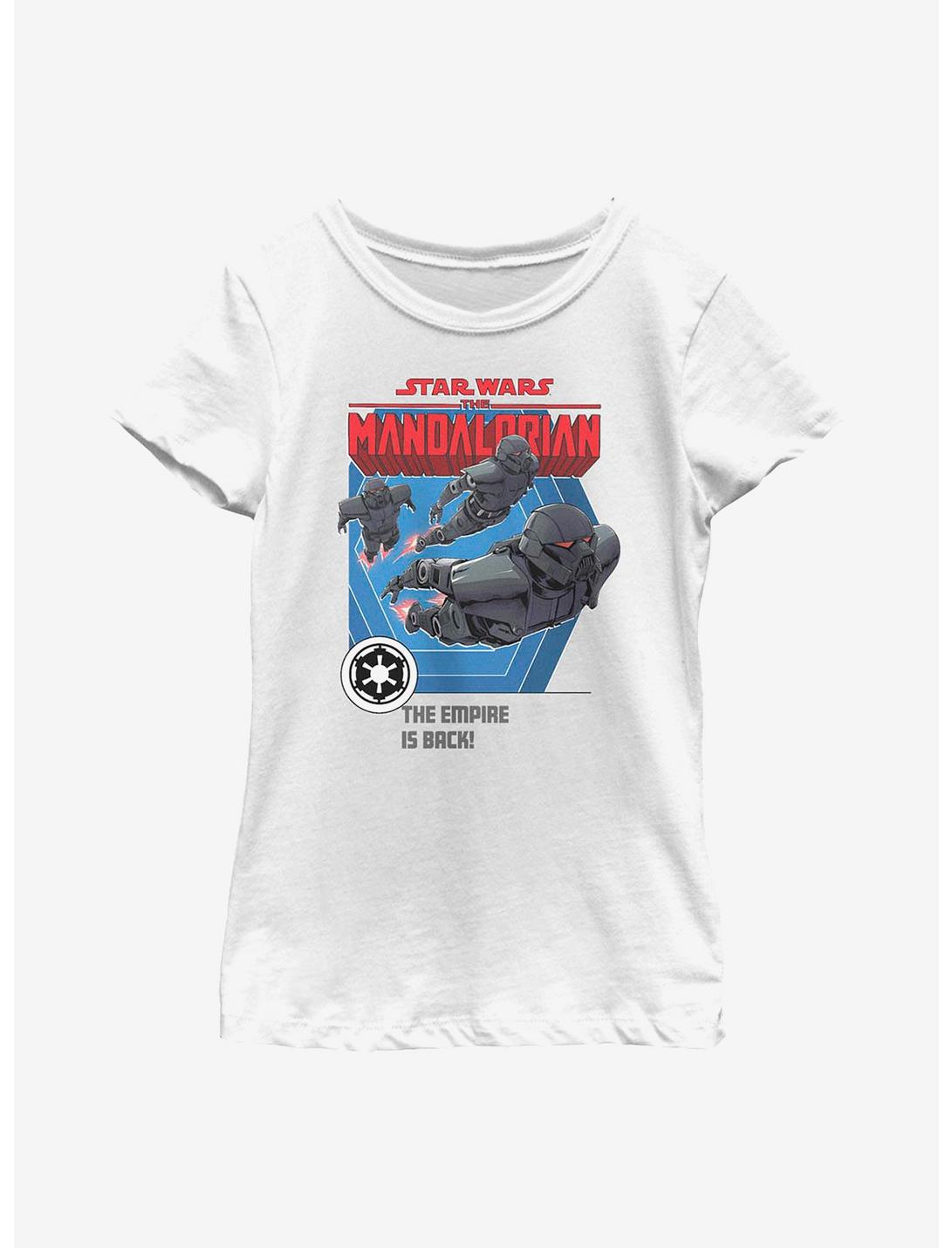 Star Wars The Mandalorian Empire Returns Youth Girls T-Shirt, WHITE, hi-res