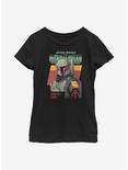 Star Wars The Mandalorian Fett Lives Youth Girls T-Shirt, BLACK, hi-res