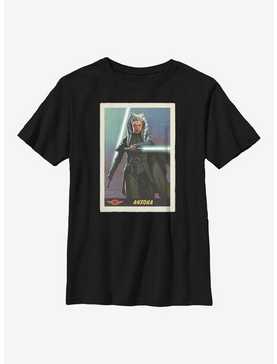 Star Wars The Mandalorian Ahsoka Card Youth T-Shirt, , hi-res