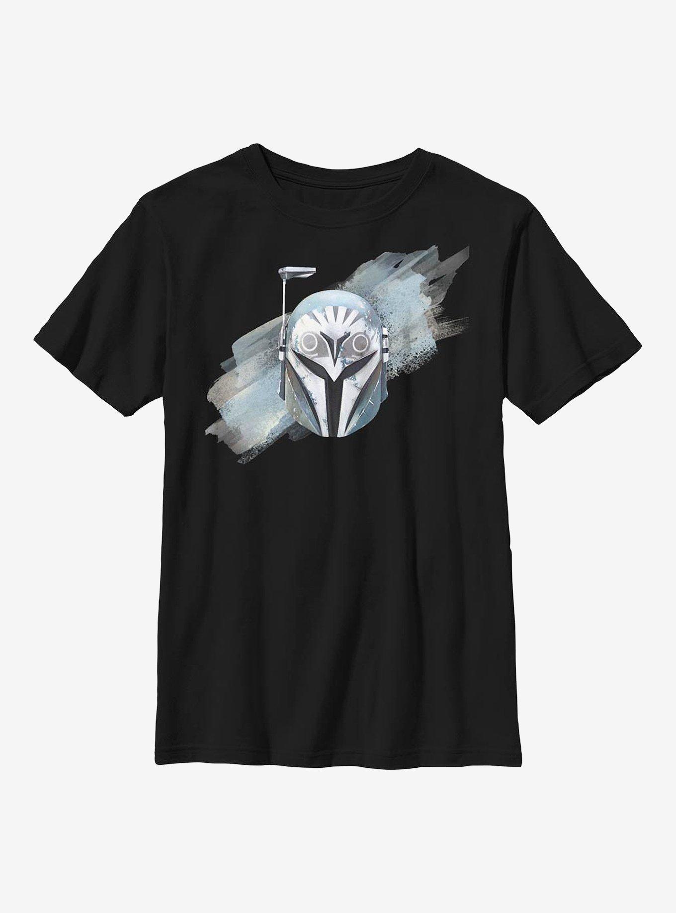 Star Wars The Mandalorian Bo-Katan Helmet Youth T-Shirt, , hi-res