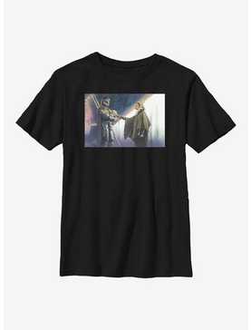 Star Wars The Mandalorian Goodbyes Youth T-Shirt, , hi-res