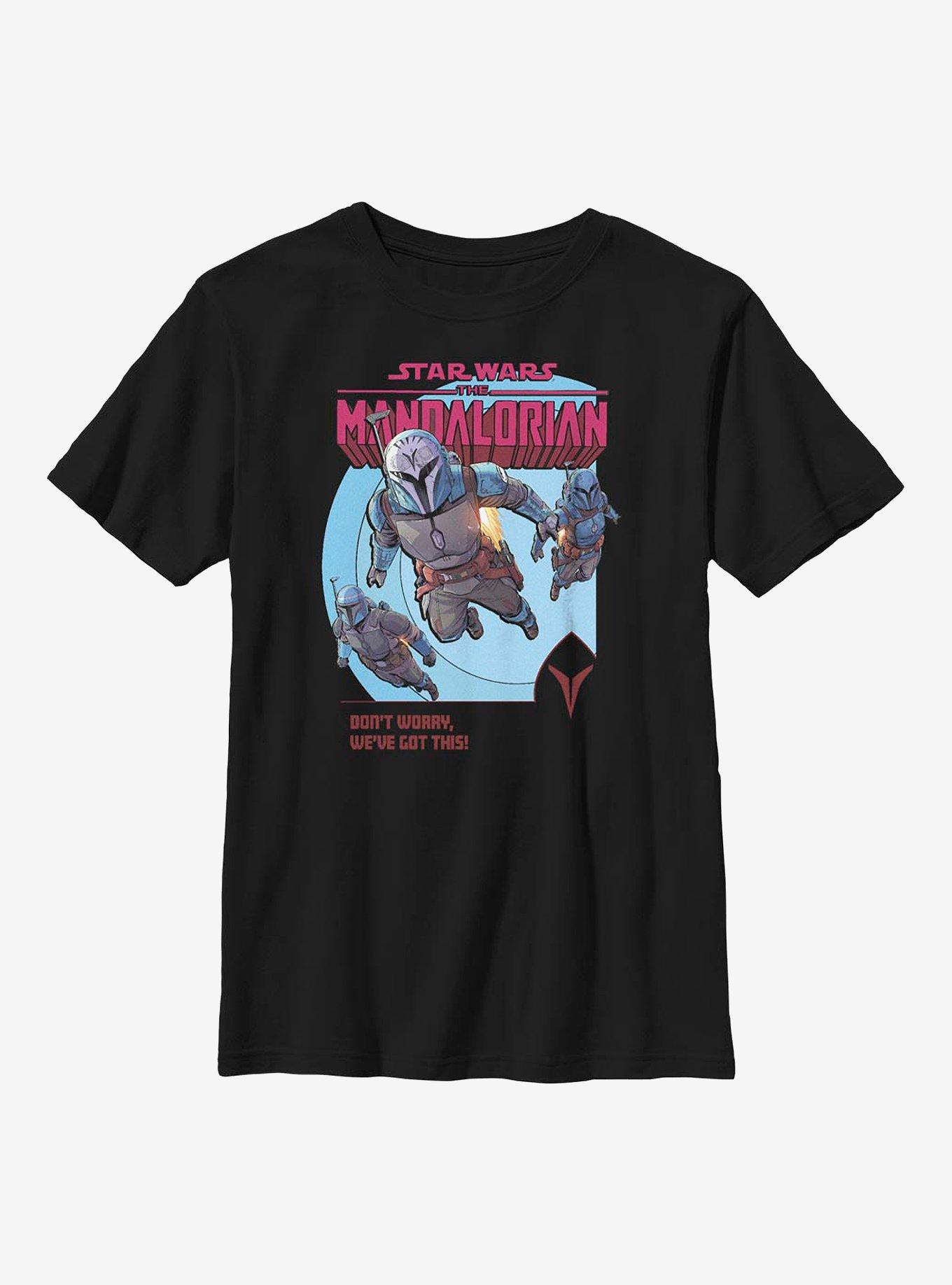 Star Wars The Mandalorian We've Got This Youth T-Shirt, BLACK, hi-res