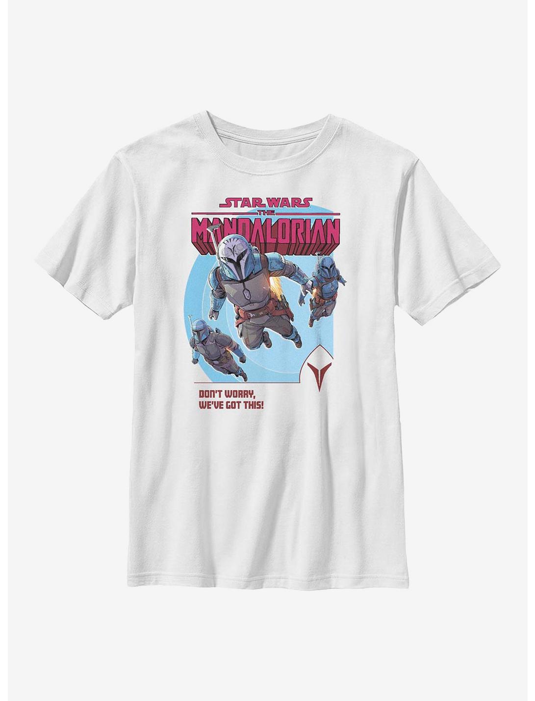 Star Wars The Mandalorian We've Got This Youth T-Shirt, WHITE, hi-res