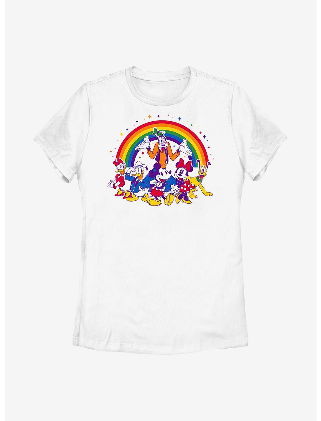 Disney Mickey Mouse Pride Group Pride T-Shirt, WHITE, hi-res