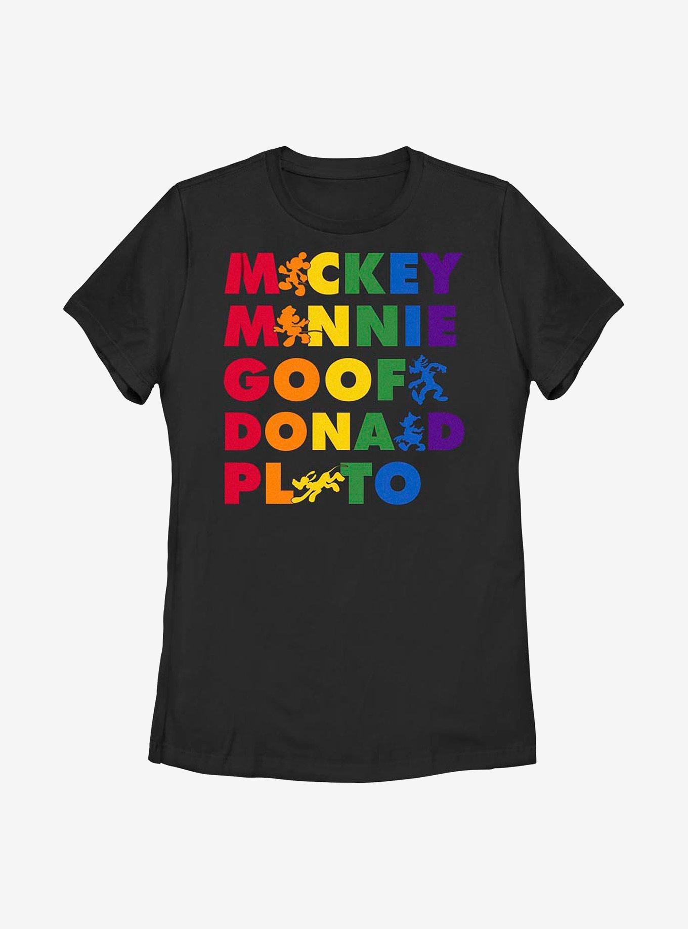 Disney Mickey Mouse Pride Friends T-Shirt, BLACK, hi-res