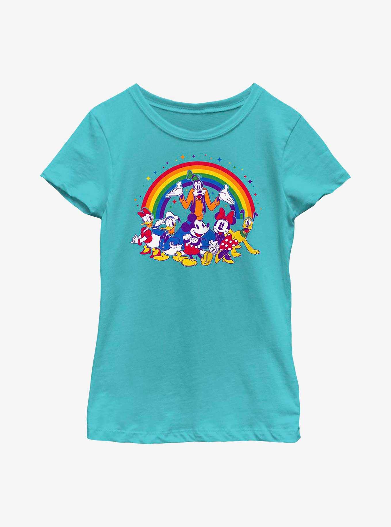 Disney Mickey Mouse Pride Group Pride Youth T-Shirt, , hi-res