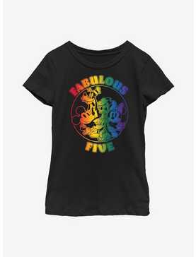 Disney Mickey Mouse Pride Five Youth T-Shirt, , hi-res