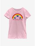 Disney Mickey Mouse Pride Rainbow Family Youth T-Shirt, PINK, hi-res
