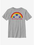 Disney Mickey Mouse Pride Rainbow Family Youth T-Shirt, ATH HTR, hi-res