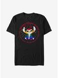 Disney Lilo And Stitch Pride Ohana Pride T-Shirt, BLACK, hi-res