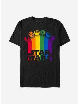 Star Wars Pride Icon Trails Logo T-Shirt, , hi-res