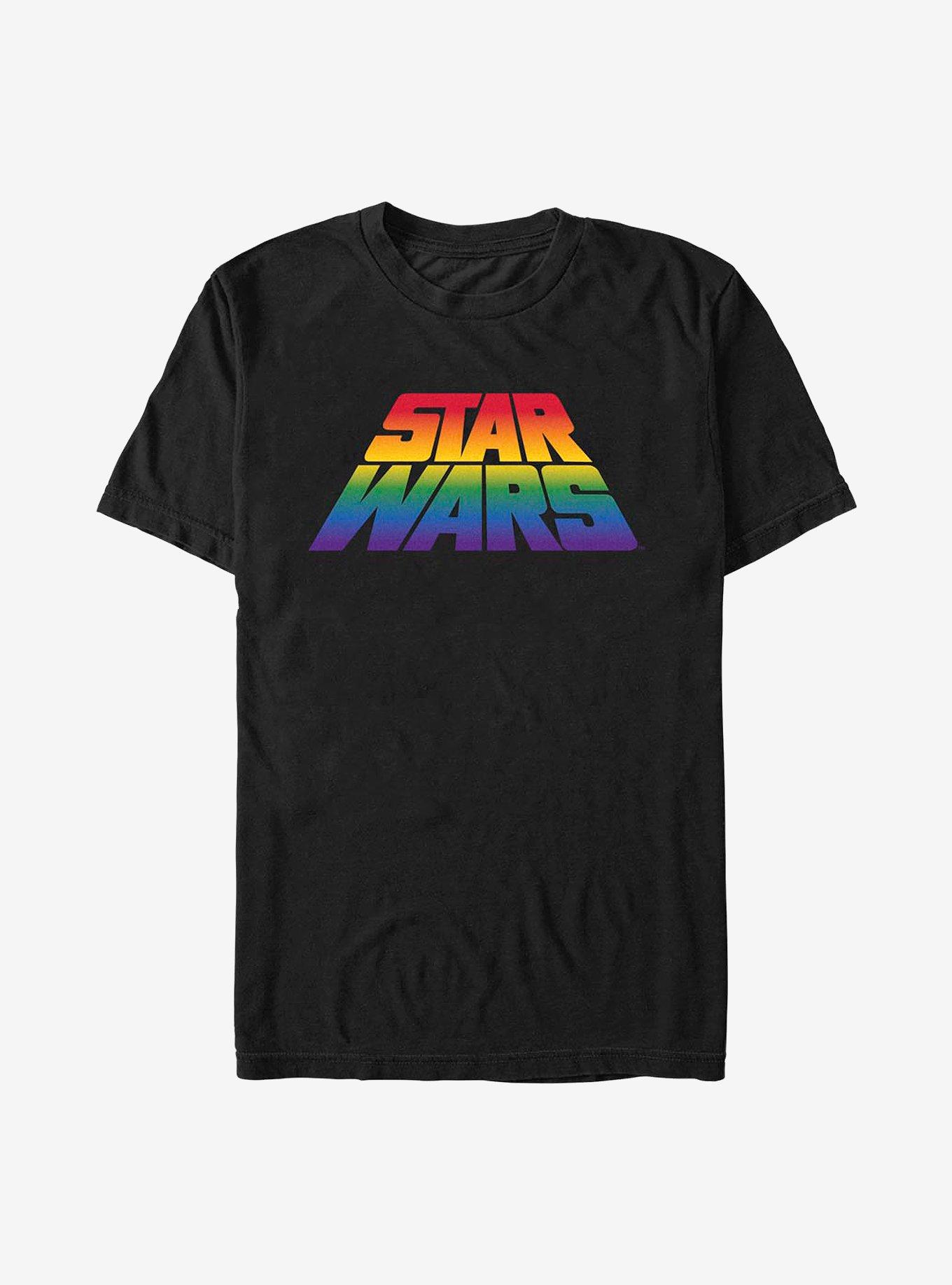 Star Wars Pride Perspective Rainbow T-Shirt, BLACK, hi-res
