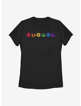 Star Wars Pride Rainbow Icons T-Shirt, , hi-res