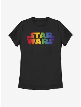 Star Wars Pride Rainbow Logo T-Shirt, , hi-res