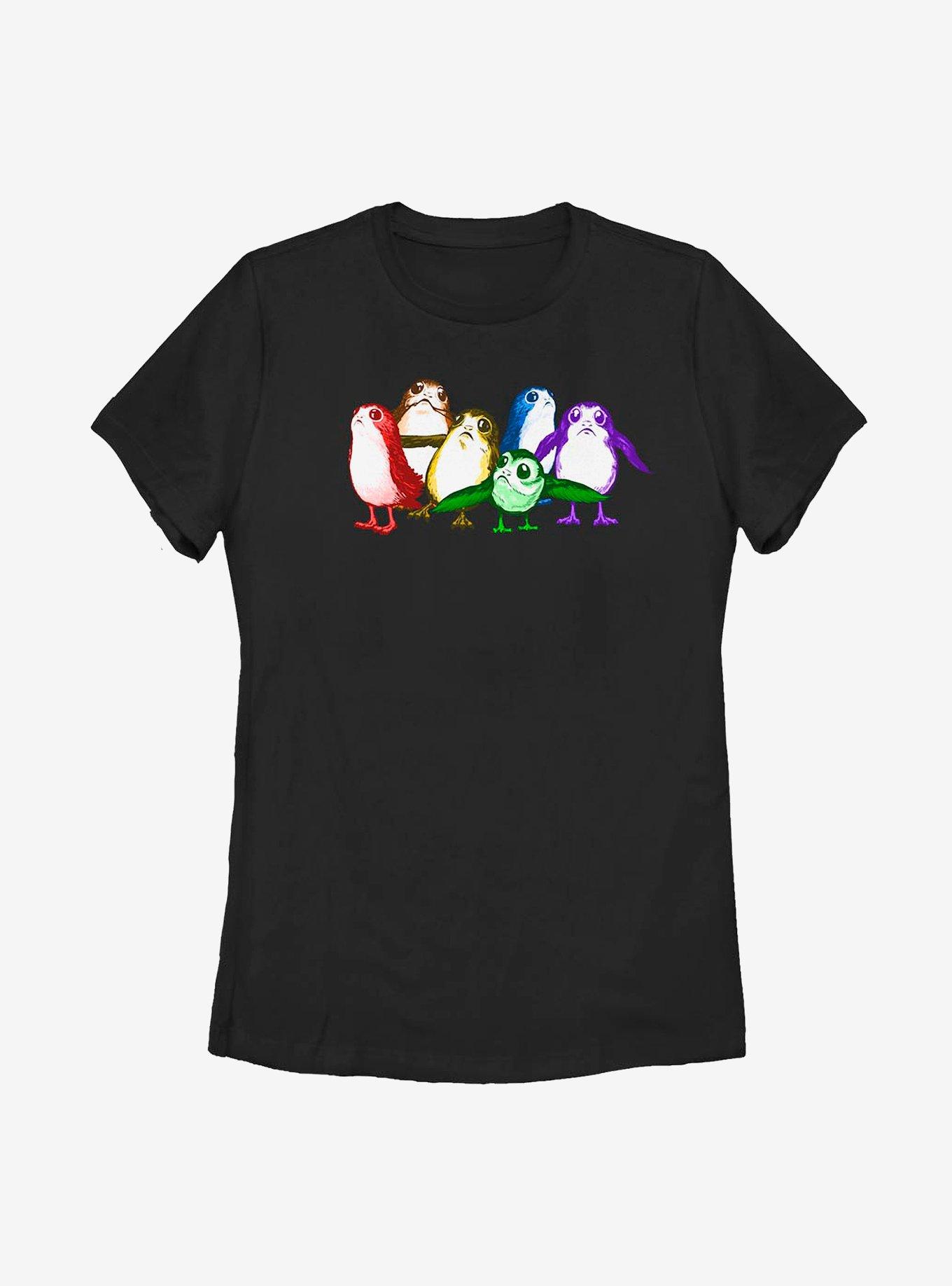 Star Wars Pride BB-8 Rainbow Porg T-Shirt, BLACK, hi-res