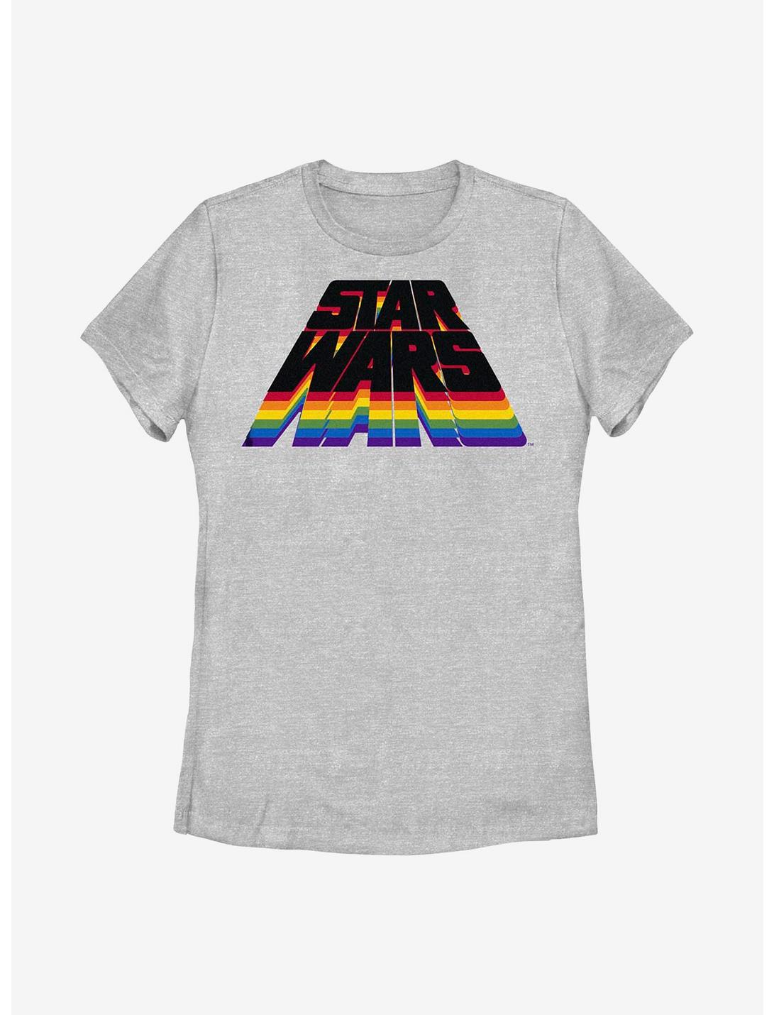 Star Wars Pride Rainbow Stack T-Shirt, ATH HTR, hi-res