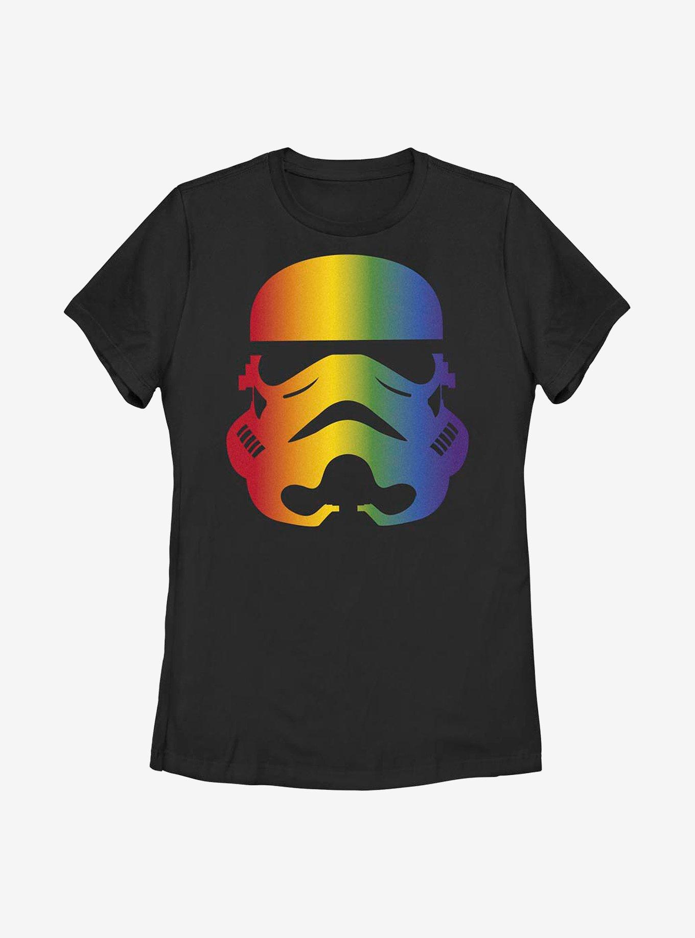 Star Wars Pride Rainbow Storm T-Shirt, BLACK, hi-res