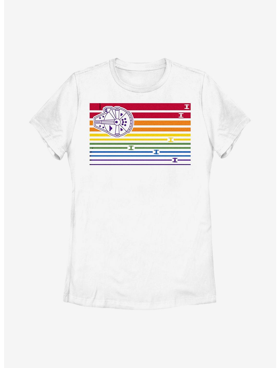 Star Wars Pride Ship Stripes T-Shirt, WHITE, hi-res