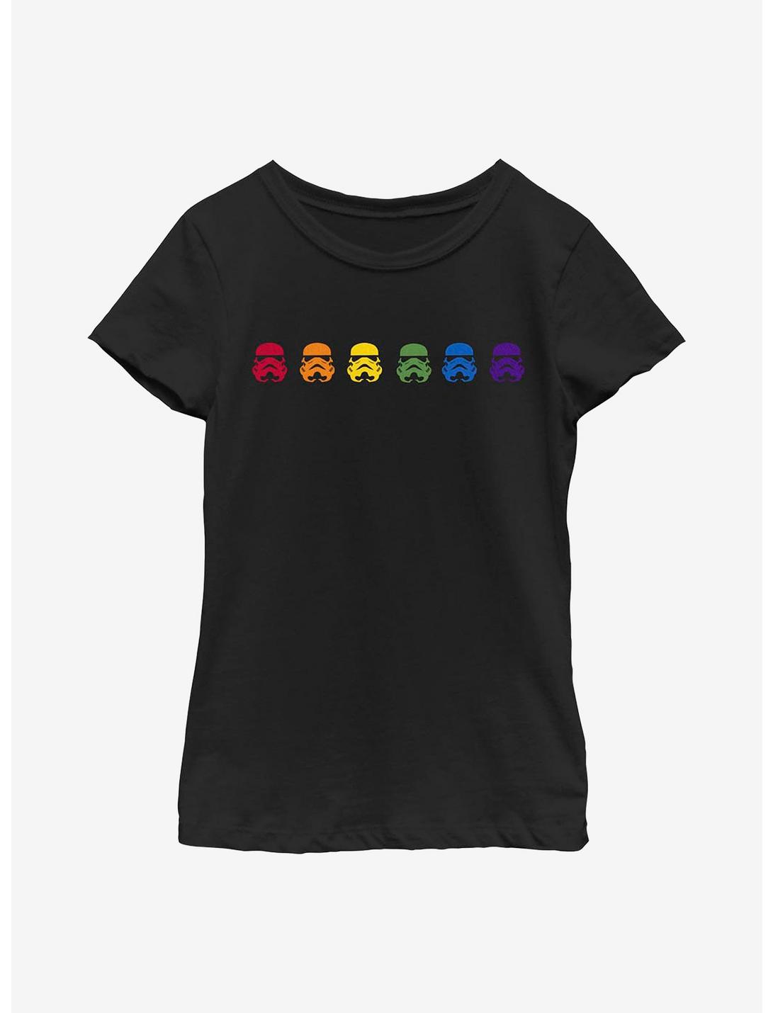 Star Wars Pride Horizontal Youth T-Shirt, BLACK, hi-res