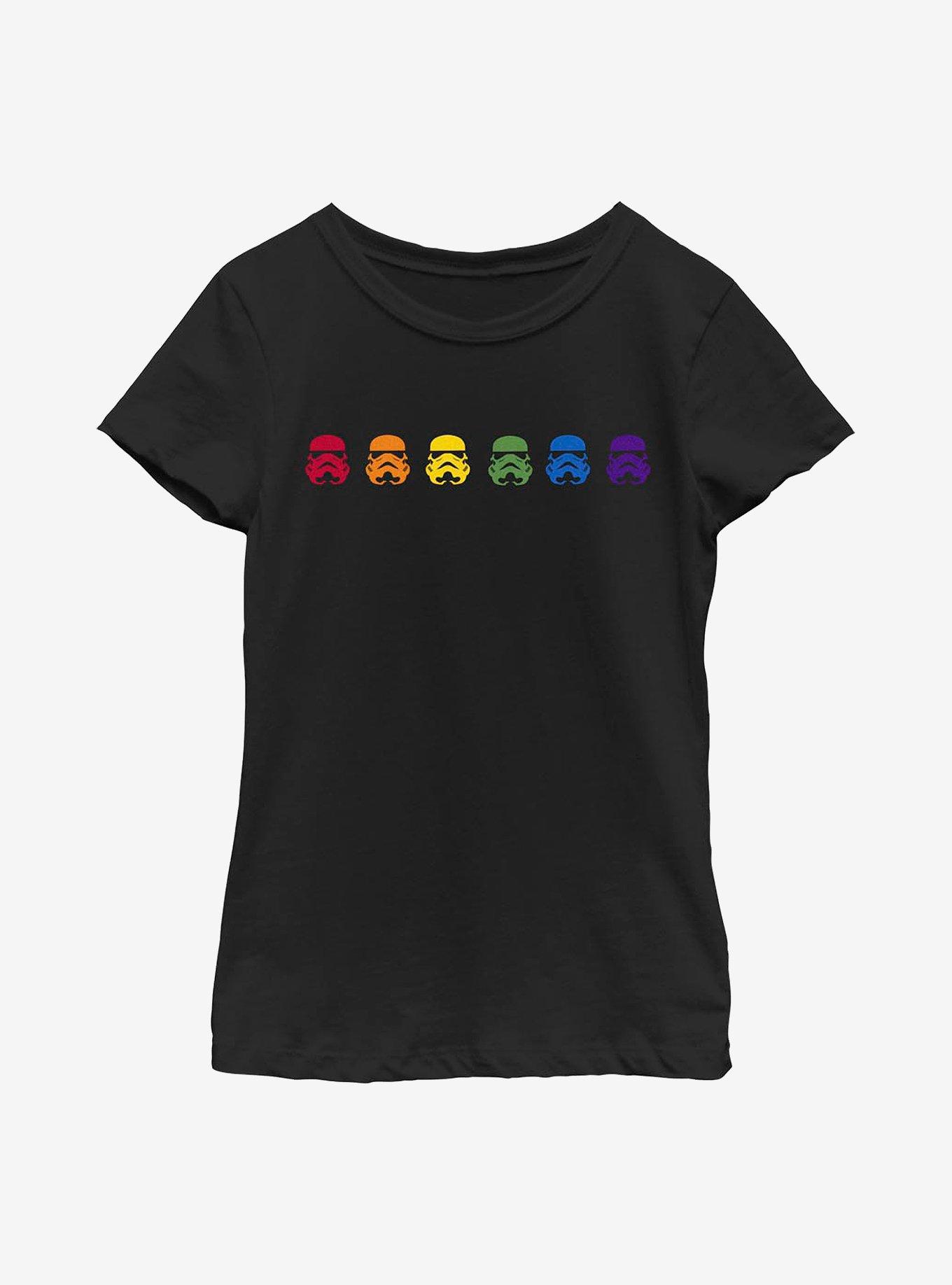Star Wars Pride Horizontal Youth T-Shirt, BLACK, hi-res