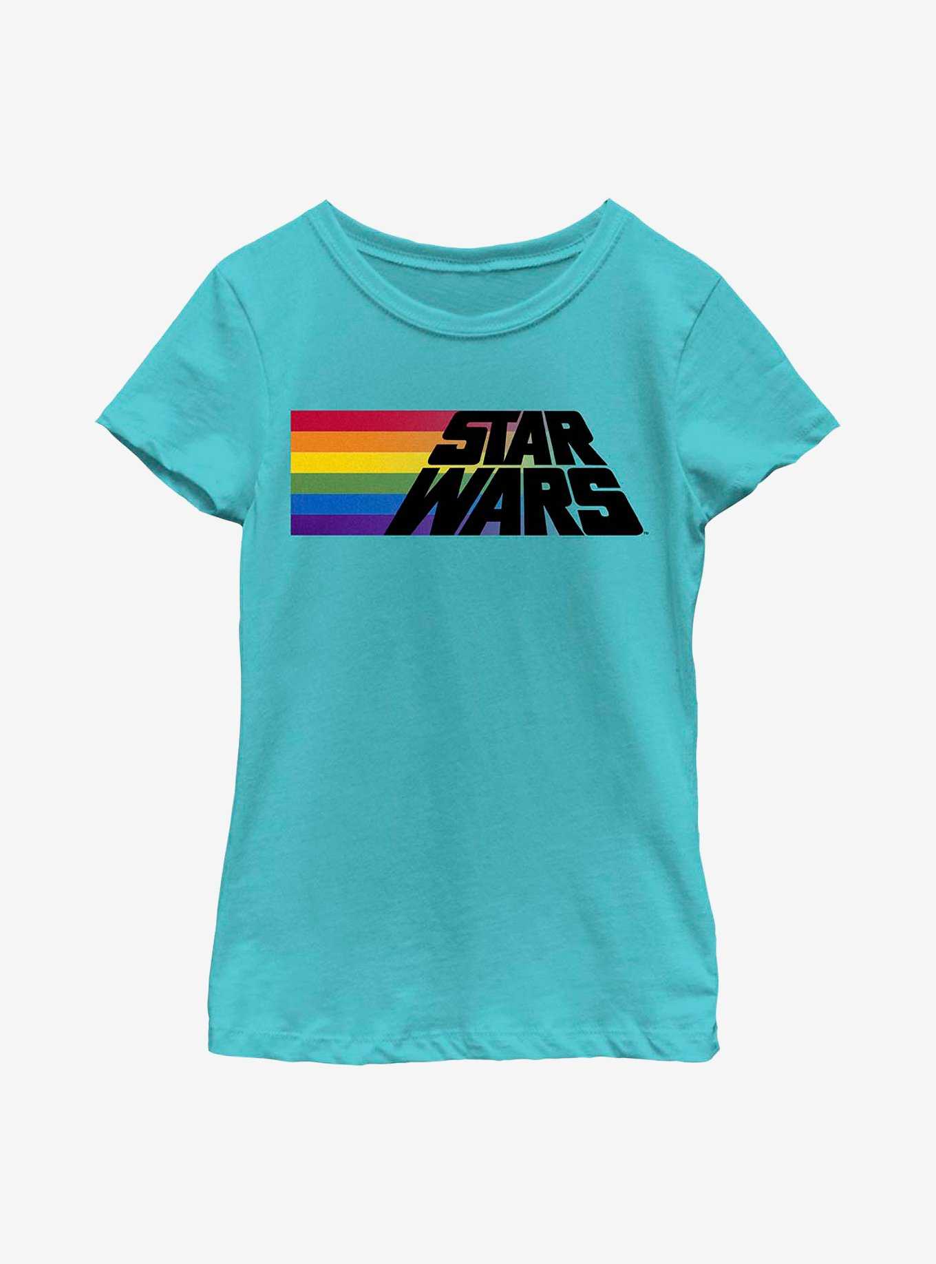 Star Wars Pride Rainbow Logo Youth T-Shirt, , hi-res