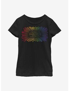 Star Wars Pride Rainbow Rays Youth T-Shirt, , hi-res