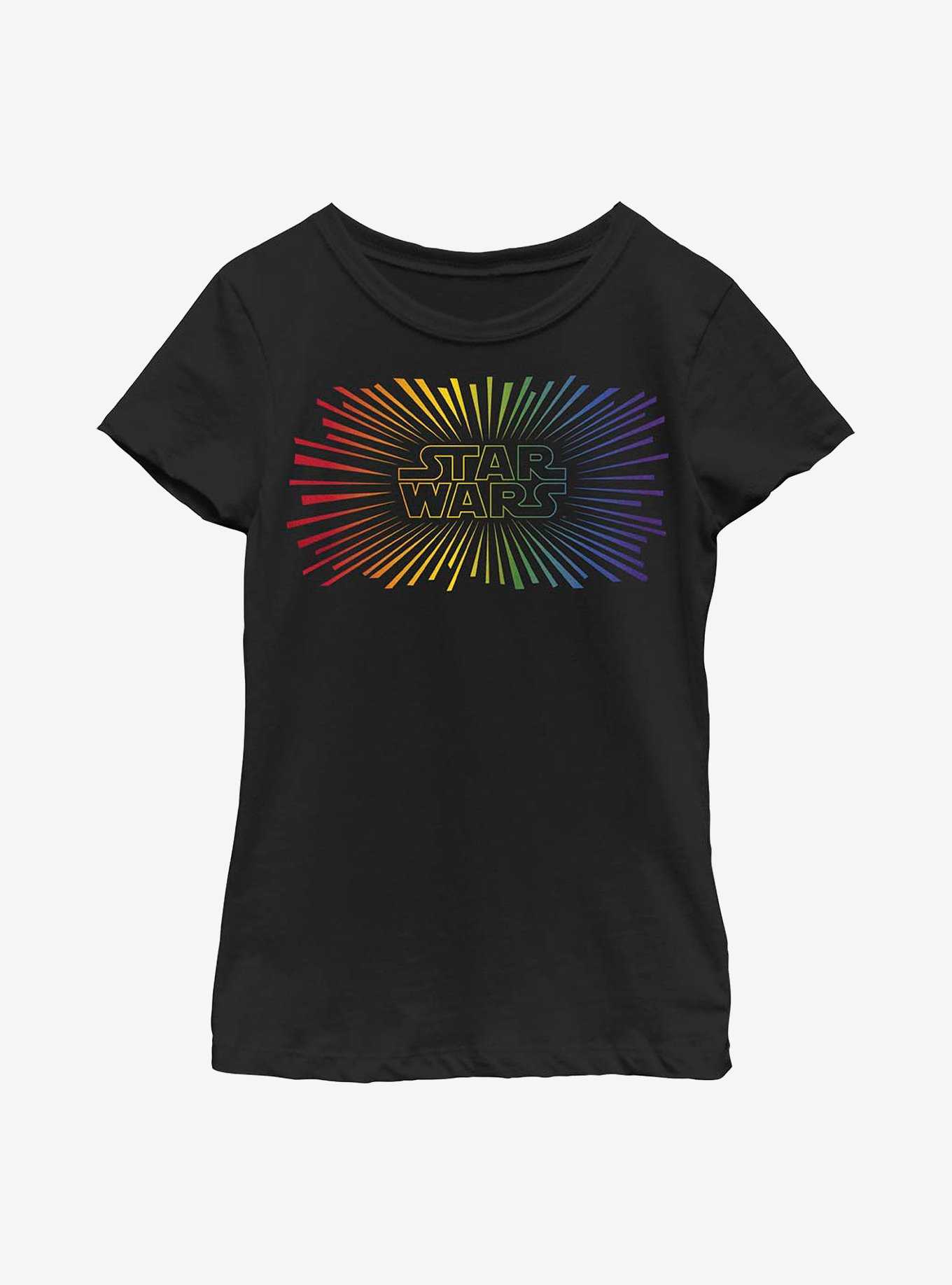 Star Wars Pride Rainbow Rays Youth T-Shirt, , hi-res