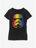 Star Wars Pride Rainbow Storm Youth T-Shirt, BLACK, hi-res