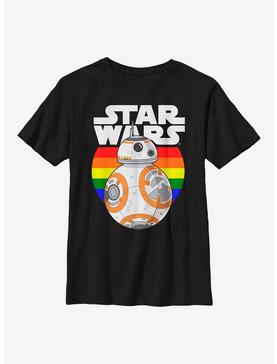 Star Wars Pride Rainbow Circle Youth T-Shirt, , hi-res