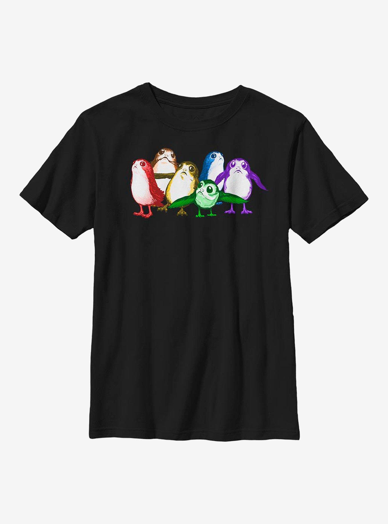 Star Wars Pride BB-8 Rainbow Porg Youth T-Shirt, BLACK, hi-res