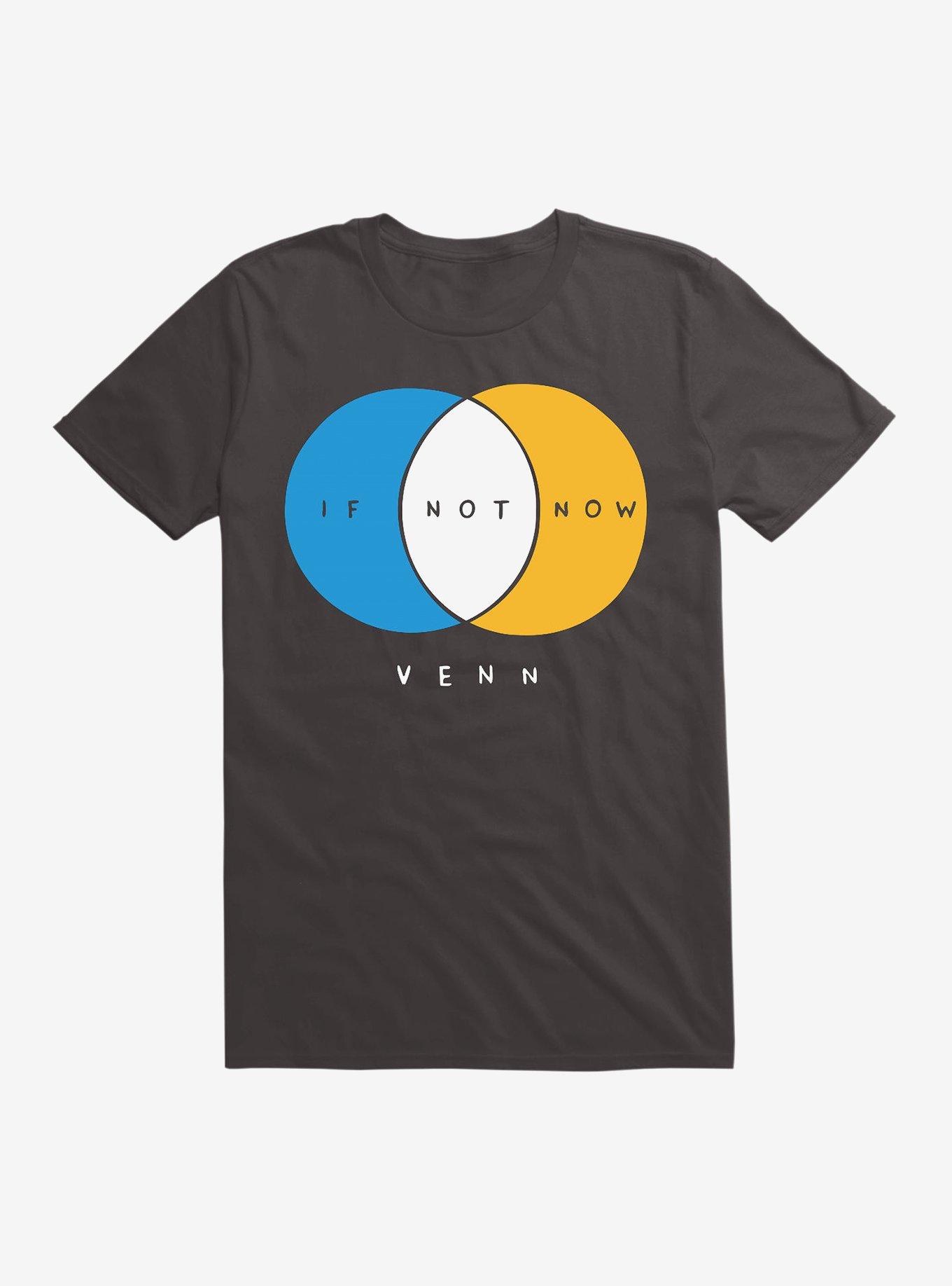 If Not Now Venn T-Shirt, BLACK, hi-res