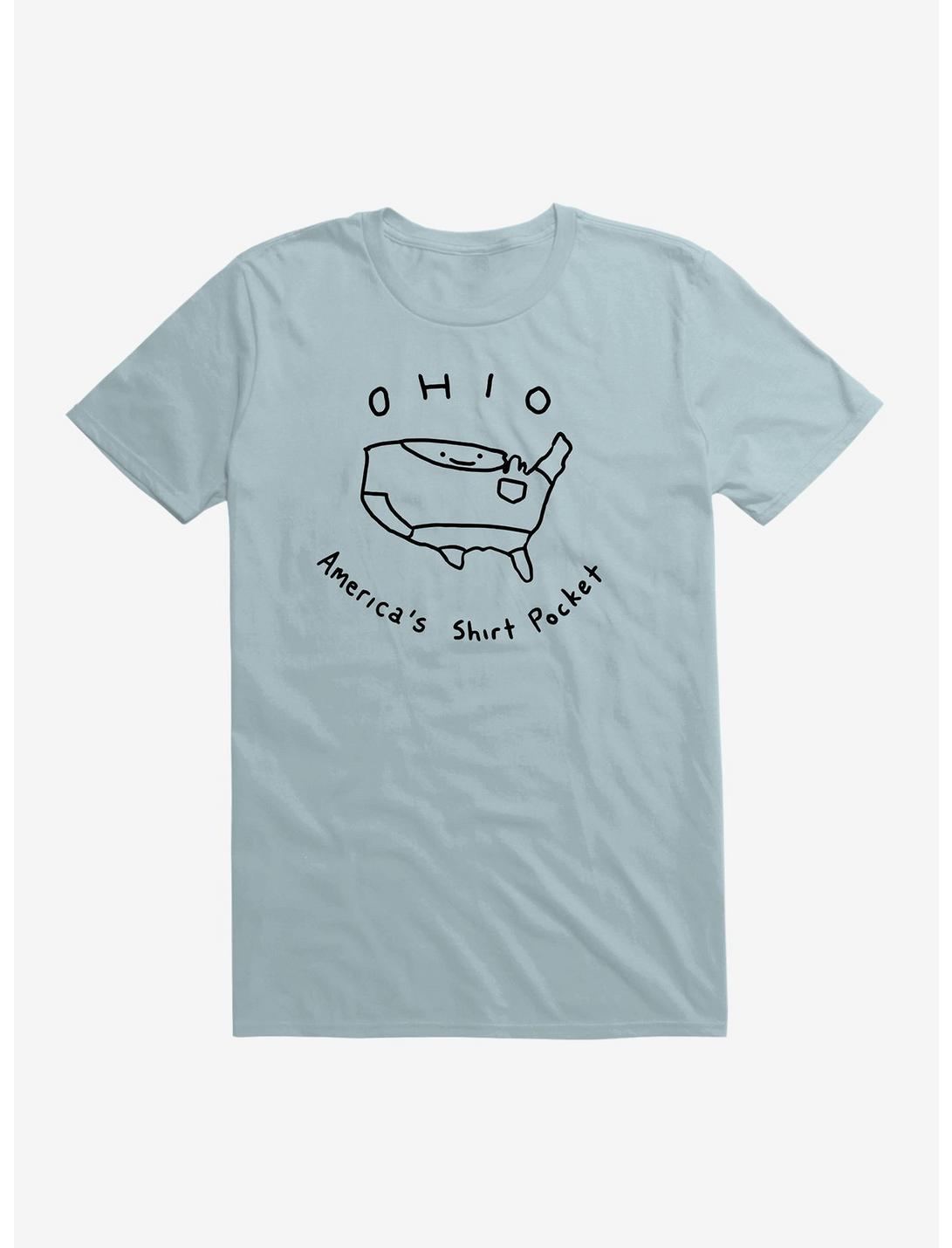 Ohio America's Shirt Pocket T-Shirt, LIGHT BLUE, hi-res