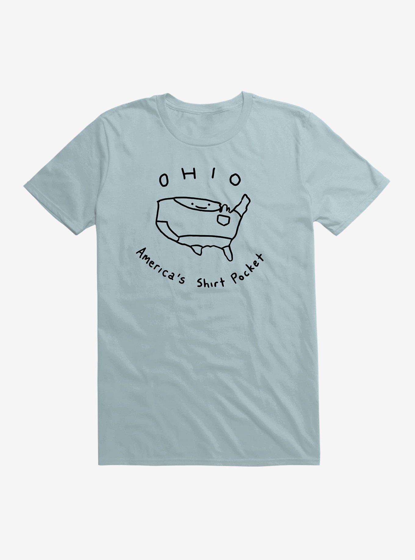 Ohio America's Shirt Pocket T-Shirt, LIGHT BLUE, hi-res