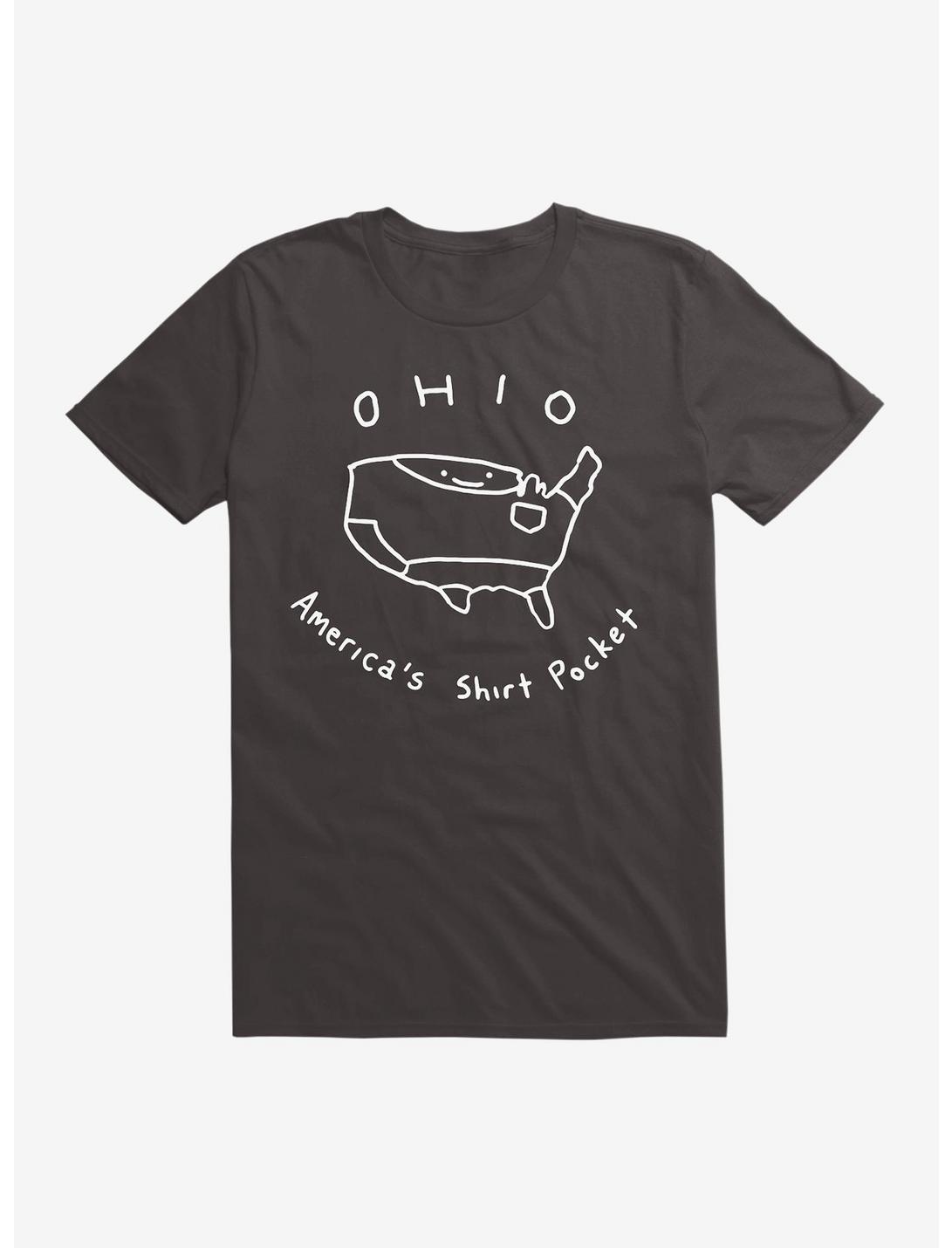 Ohio America's Shirt Pocket Dark Colors T-Shirt, BLACK, hi-res