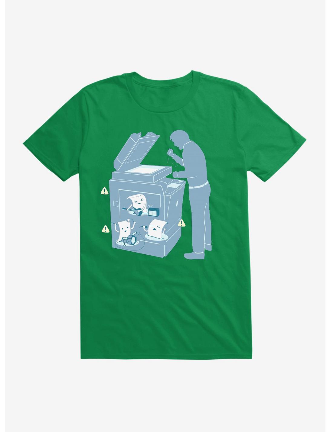 Paper Jam T-Shirt, KELLY GREEN, hi-res