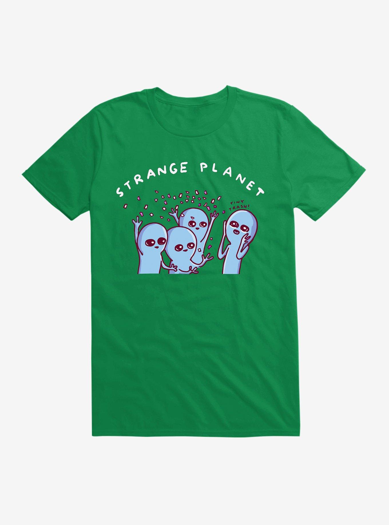 Strange Planet Party T-Shirt, KELLY GREEN, hi-res