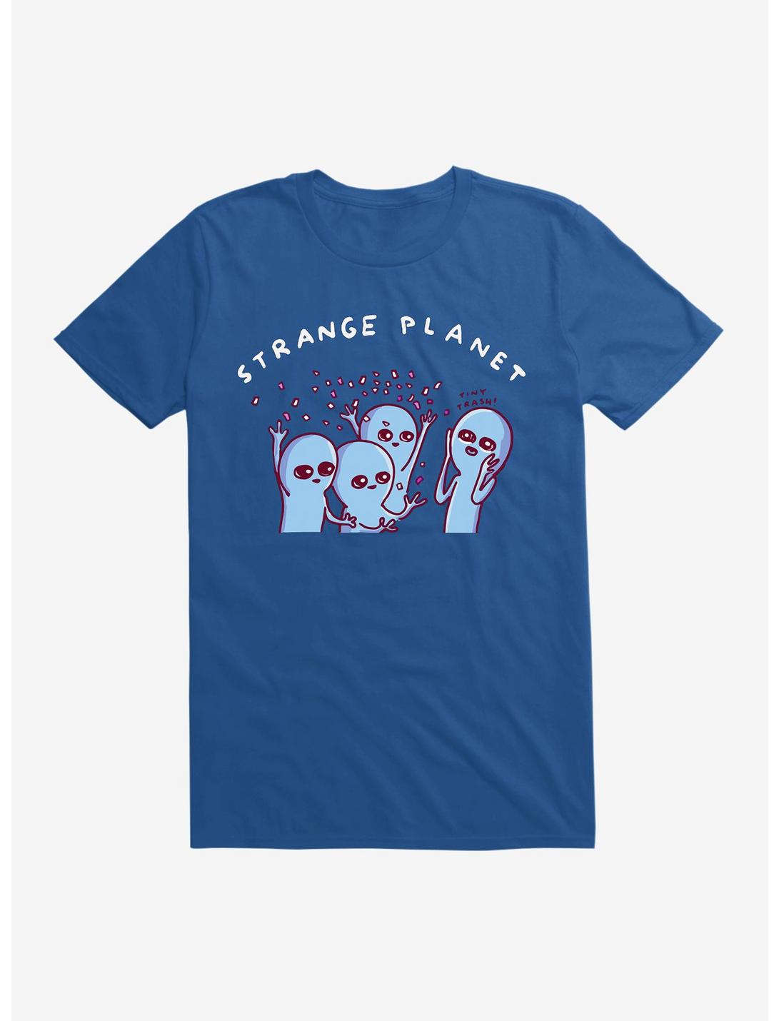 Strange Planet Party T-Shirt, ROYAL, hi-res