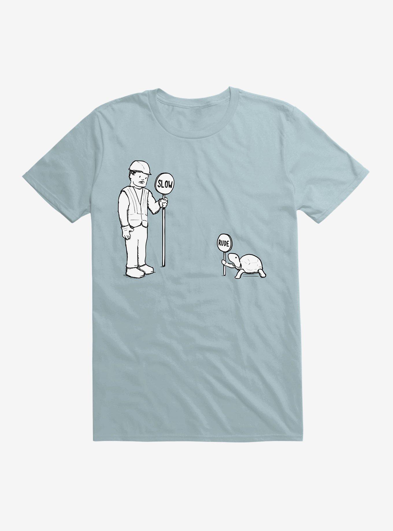Rude! T-Shirt, LIGHT BLUE, hi-res