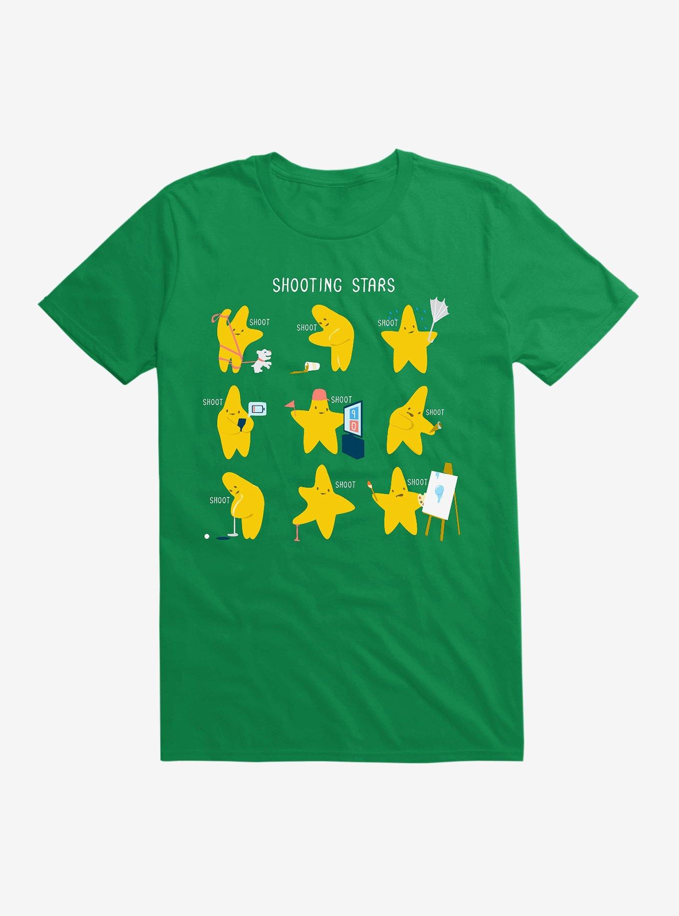 Shooting Stars! T-Shirt, KELLY GREEN, hi-res